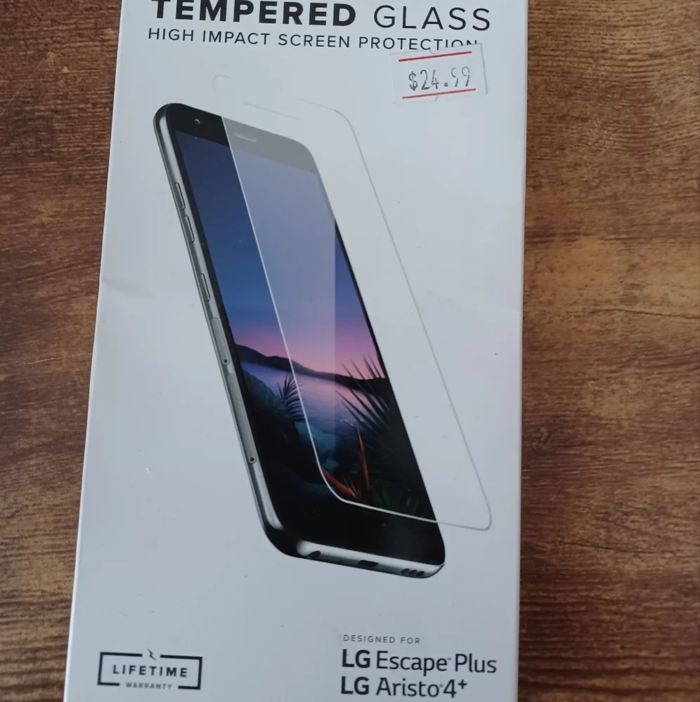 LG Escape Plus/ LG Aristo 4+ tempered glass screen protector